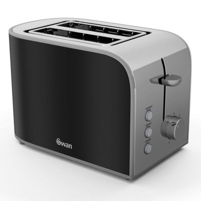 Swan Retro 2 Slice Toaster - Black Swan Retro 2 Slice Toaster - Black